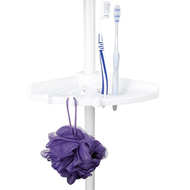 Étagère d'angle de douche extensible