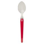 Cuill&egrave;re &agrave; caf&eacute; Laguiole manche rouge