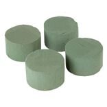 4 blocs ronds de mousses florale pour fleurs fra&icirc;ches