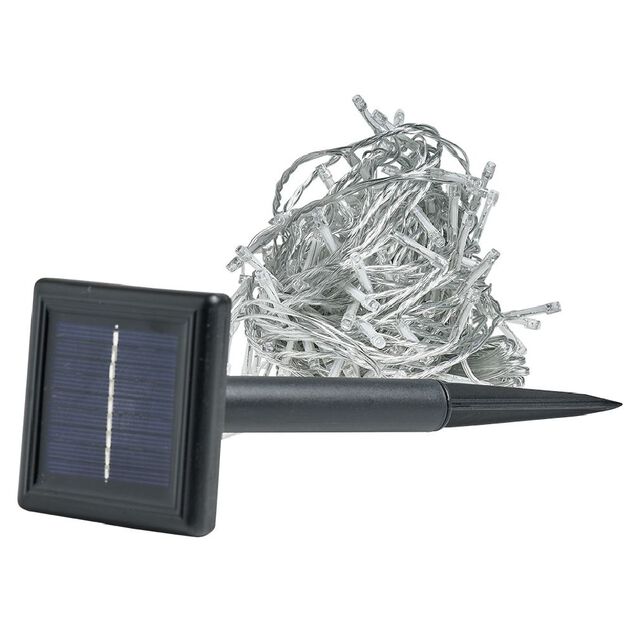 Guirlande &eacute;lectrique solaire 200 LED 19,9m d'&eacute;clairage multicolore