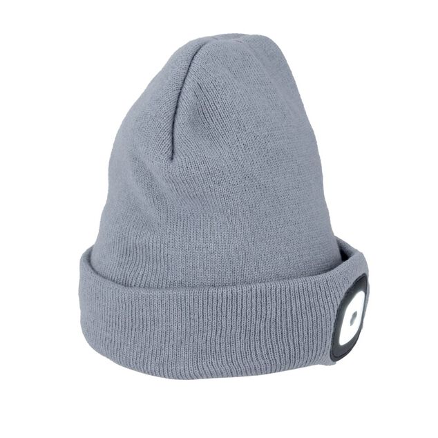 Bonnet avec lampe frontale LED intégrée (2 modèles)