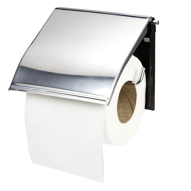 D&eacute;rouleur papier toilette m&eacute;tal chrom&eacute;