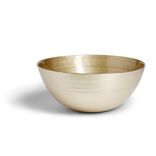 Saladier en verre dor&eacute; &Oslash;30xH10cm