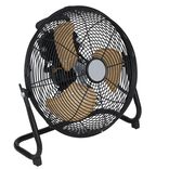 Ventilateur brasseur d'air 3 vitesses 3 lames aspect bois &Oslash;30xH37,5cm 40W