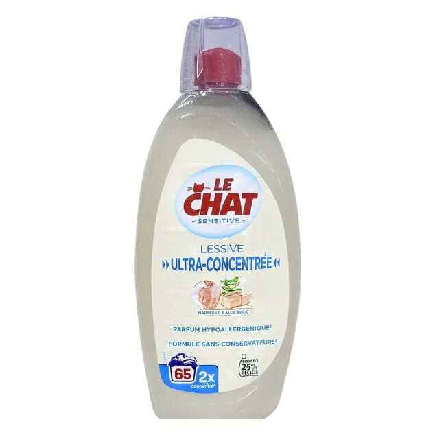 Lessive liquide Le Chat 65 lavages 1,3L