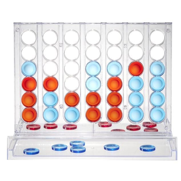 Jeu 4 d'affil&eacute;s transparent