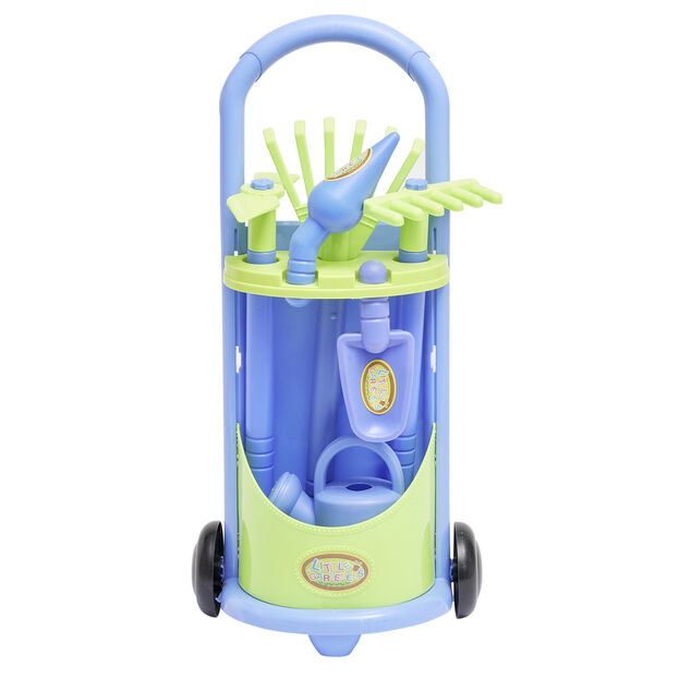 Chariot de jardinage enfant en plastique 7 pi&egrave;ces 20x12xH55cm