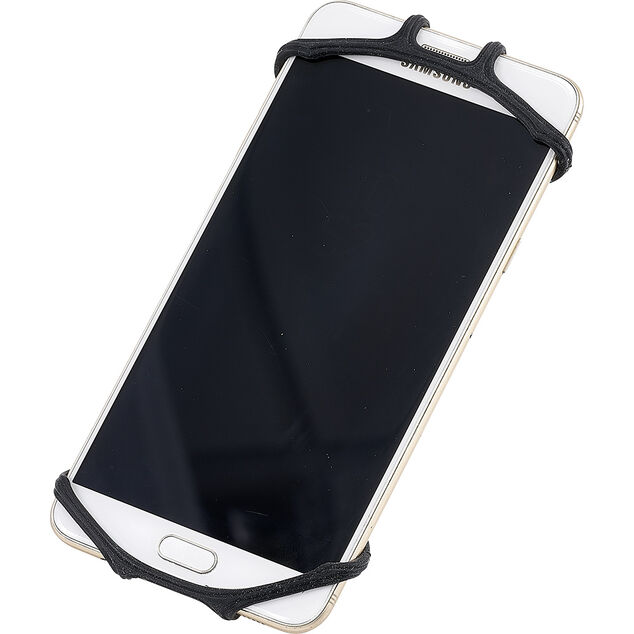 Support de t&eacute;l&eacute;phone pour v&eacute;lo plastique noir