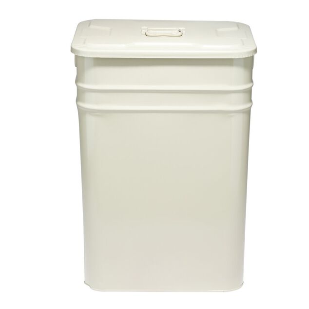 Poubelle de cuisine 26L m&eacute;tal 31x25xH43cm (2 mod&egrave;les)