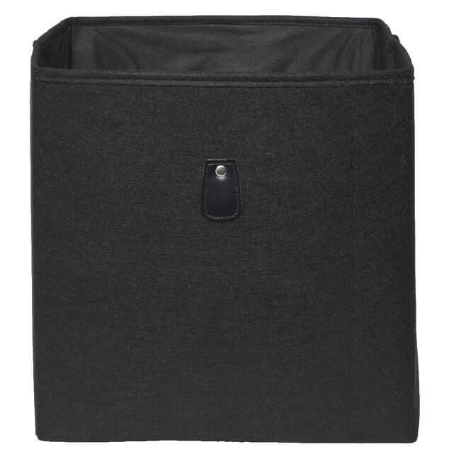 Pani&egrave;re Box Cube 31x29x31cm feutrine noir