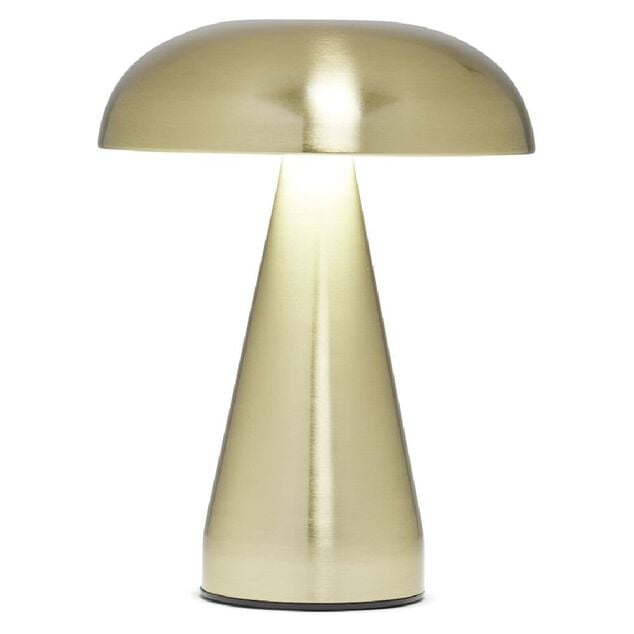 Lampe Suzie tactile m&eacute;tal et plastique dor&eacute; 3 teintes &Oslash;15,5x20,5cm