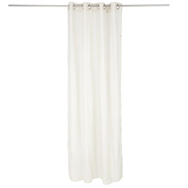 Voilage polyester 140x240cm lin naturel