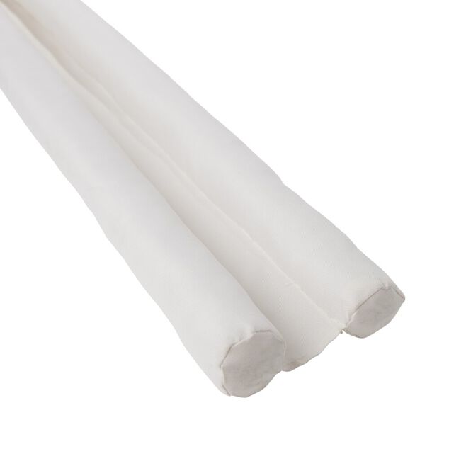 Bas de porte double &Oslash;5xL90cm polyester beige