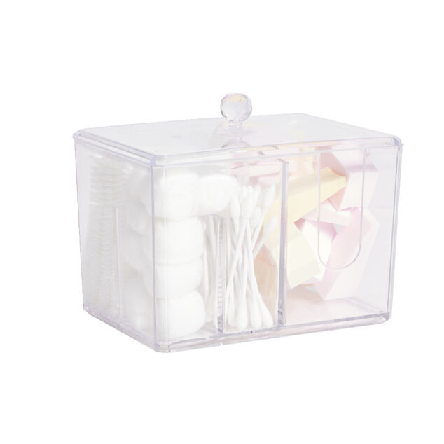 Kit coton et éponge x95 dans boîte rangement 15x10xH10cm