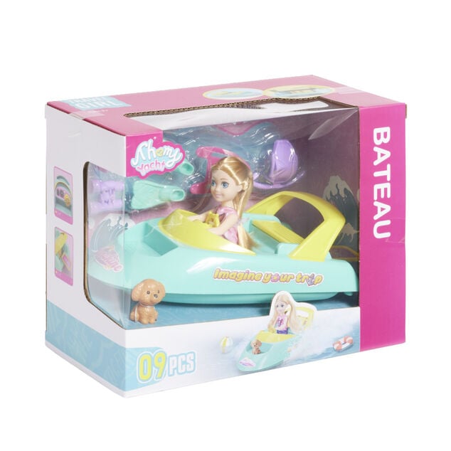 Jouet bateau 9 accessoires