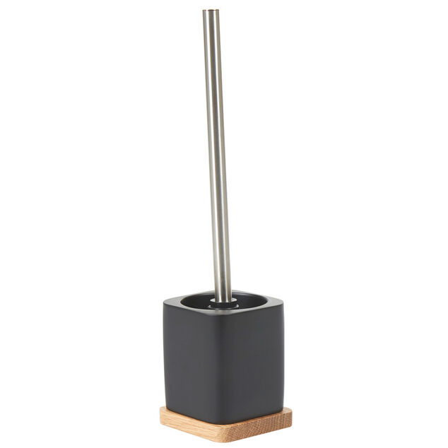 Brosse WC couleur bois et noir
