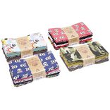 Lot de 5 coupons de tissu ado 100% coton 55x45cm