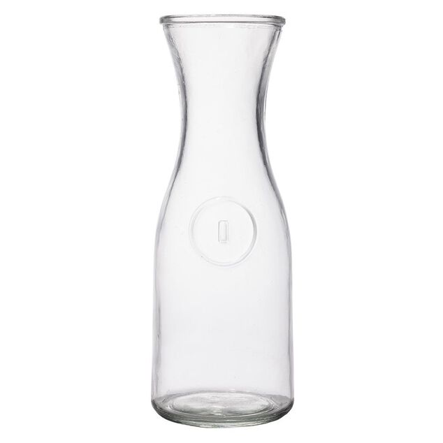 Carafe verre transparent 1L
