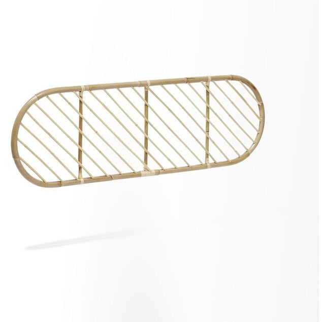 T&ecirc;te de lit &agrave; suspendre Malang rotin naturel - L160xP3xH50 cm