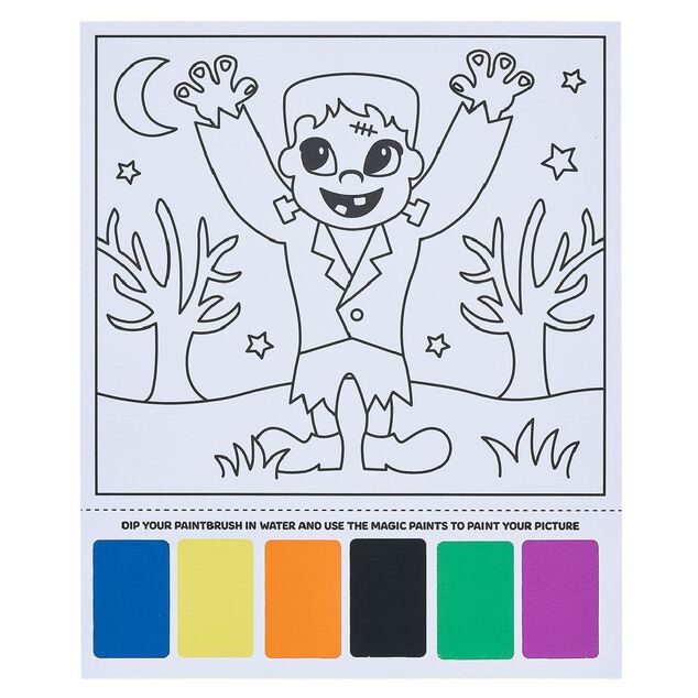 Peinture magique motif Halloween