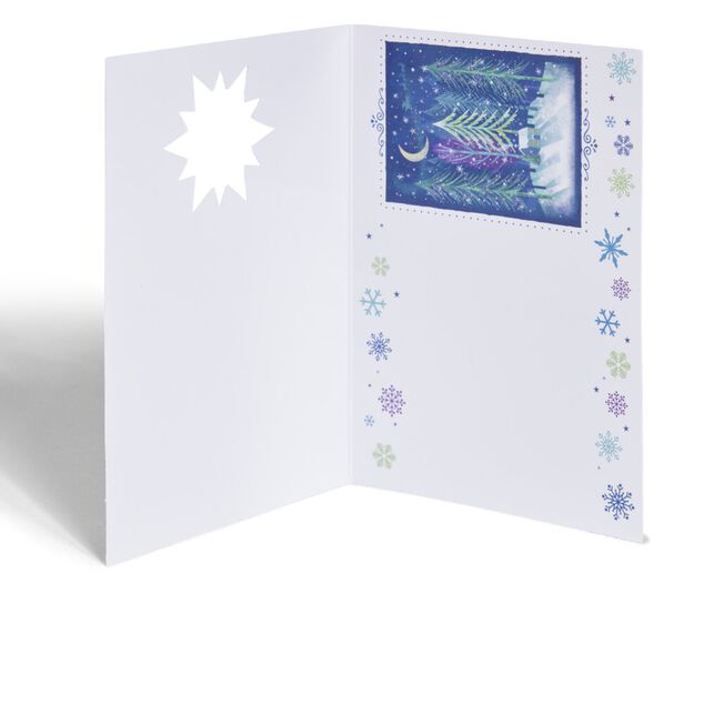 Carte de voeux No&euml;l 12x17cm