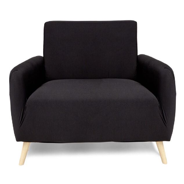 Prot&egrave;ge fauteuil extensible L90-145cm noir