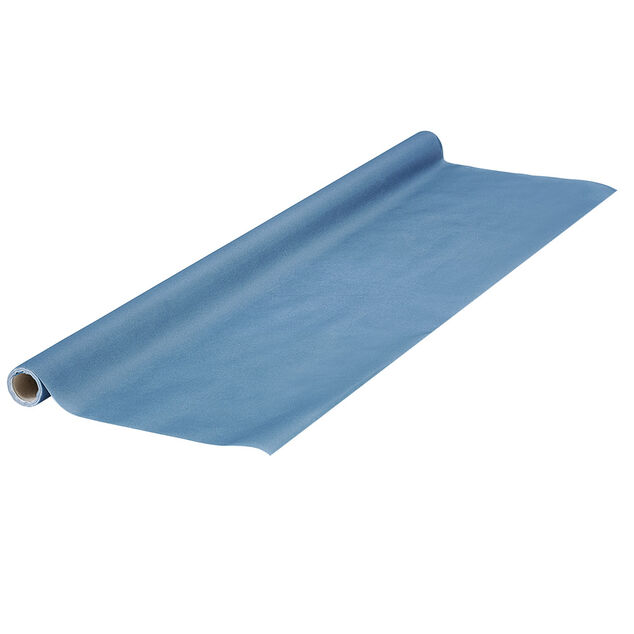 Nappe en papier voie sèche effet tissu bleu canard 4 m