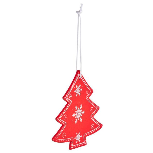 Suspension bois sapin ou renne H8,5cm - 6 modèles