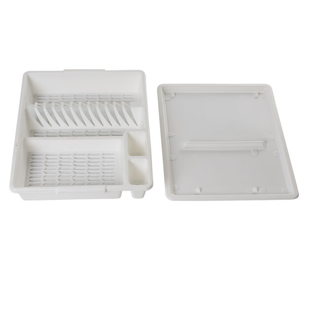 &Eacute;gouttoir avec plateau blanc