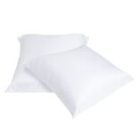 Oreiller carré x2 anti-acariens blanc 65x65xÉp15cm