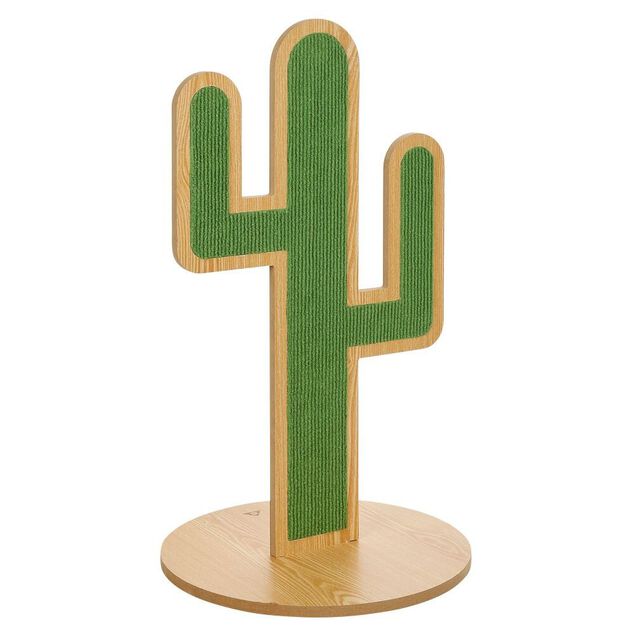 Griffoir chat forme cactus &Oslash;34,5xH62,5cm