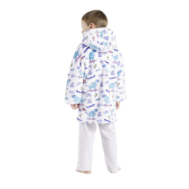 Pull plaid enfant motif renne ou dinosaure Taille unique - 2 mod&egrave;les