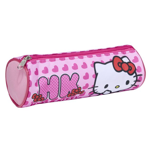 Trousse Hello Kitty rose &Oslash;8xL23cm