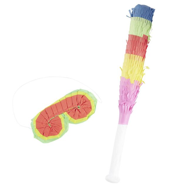 Kit pi&ntilde;ata avec b&acirc;ton et masque