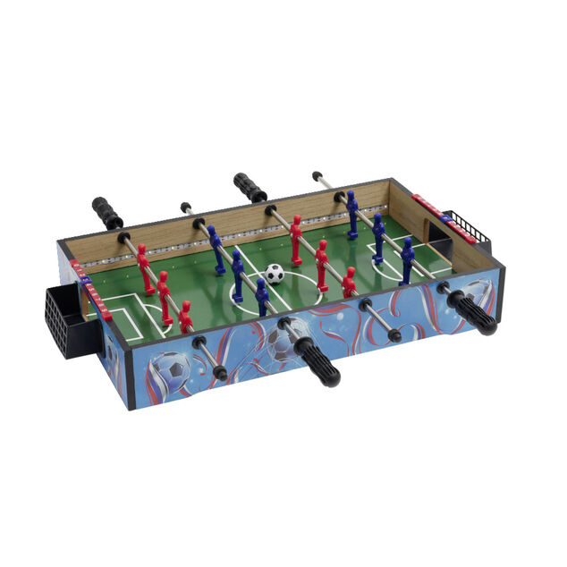 Mini babyfoot de table lumineux en bois pour enfant 51x31cm