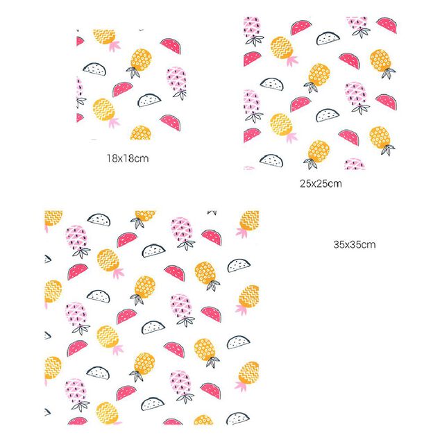Film alimentaire r&eacute;utilisable &agrave; la cire d'abeille auto-adh&eacute;rent x3