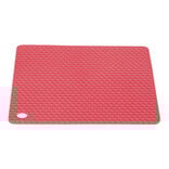 Dessous de plat carré en silicone 18x18cm - 2 coloris