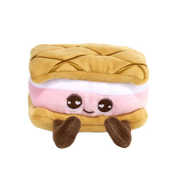 Peluche forme mini p&acirc;tisserie parfum&eacute;e 5x9xH8cm