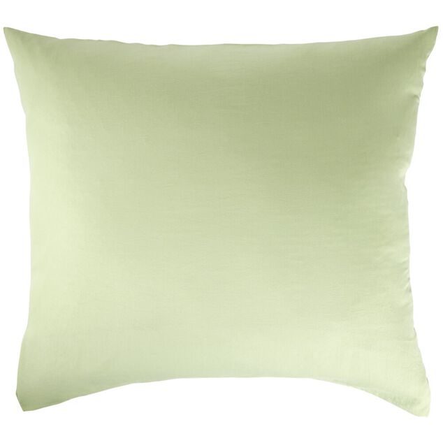 Taie d'oreiller carr&eacute;e 63x63cm polyester uni (3 mod&egrave;les)