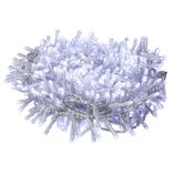 Guirlande lumineuse 700 LED cluster blanc froid fixe clignotant L.14 m
