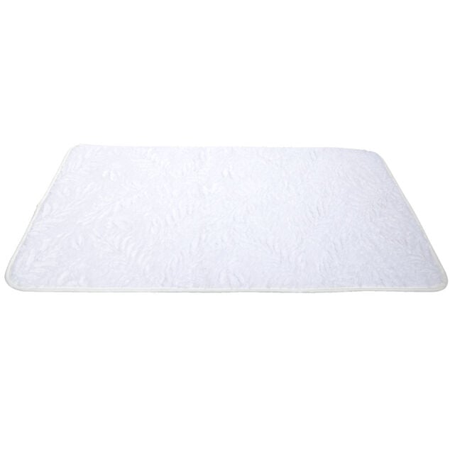 Tapis rectangulaire beige ou blanc 50x80cm