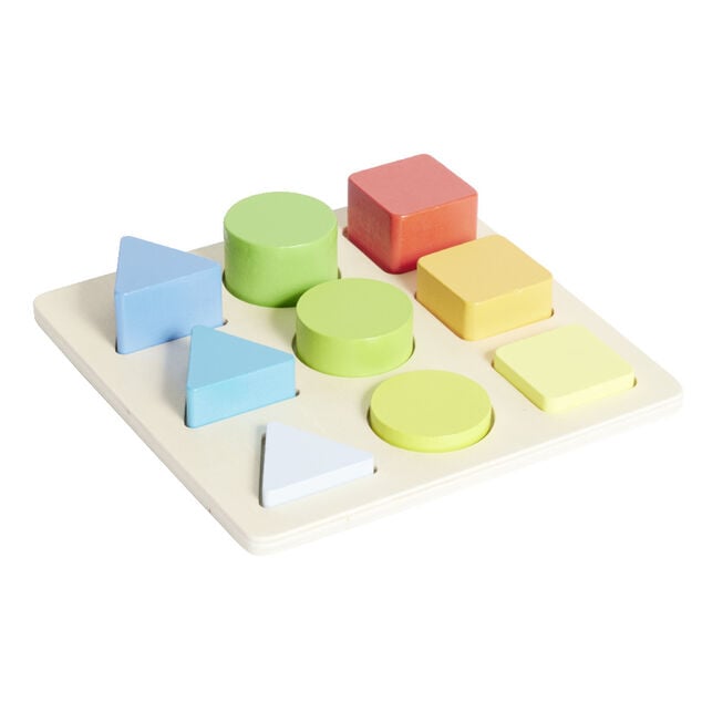 Jeu du tic tac forme en bois