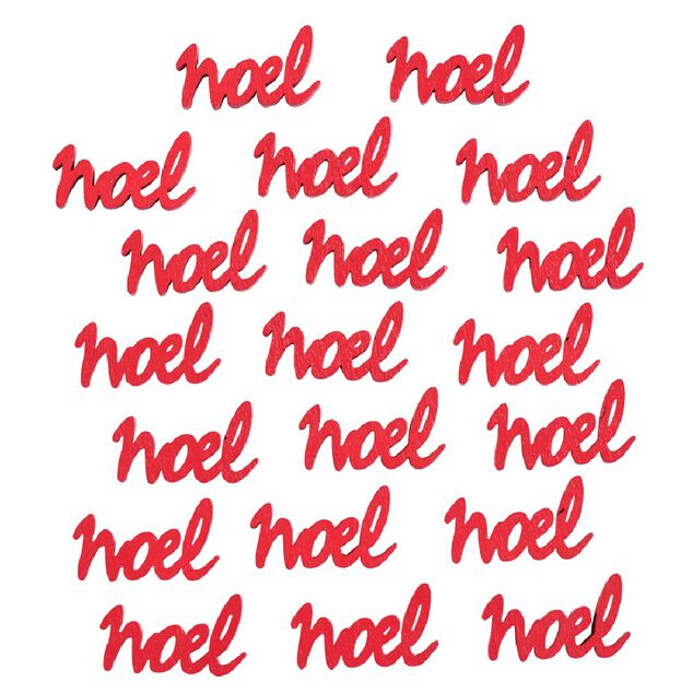 D&eacute;coration de table lettres de No&euml;l x20