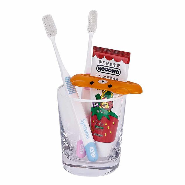 Support pour dentifrice forme animal x4