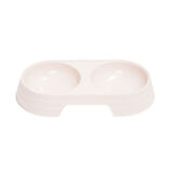 Gamelle double pour animaux - 2 coloris