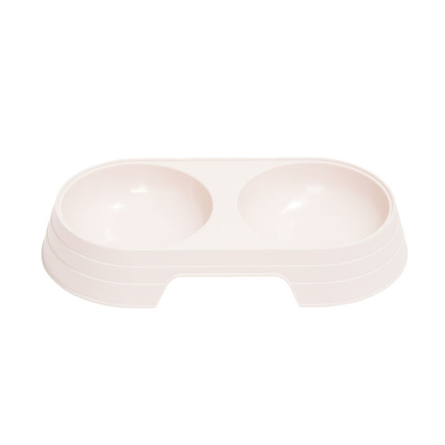 Gamelle double pour animaux - 2 coloris