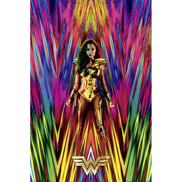 Poster Wonder Woman - Neon