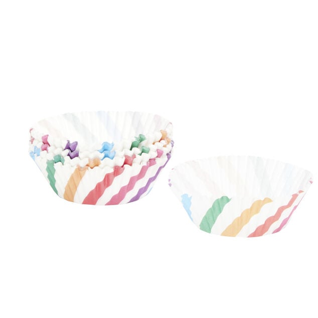 Lot de 80 moules &agrave; cake en papier sulfuris&eacute; &Oslash;7cm