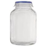 Bocal en verre avec couvercle herm&eacute;tique 4,25L