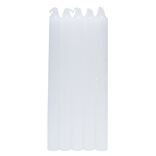 Bougie chandelle blanche x10